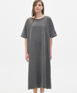 Vestido Pad Cotton Grey