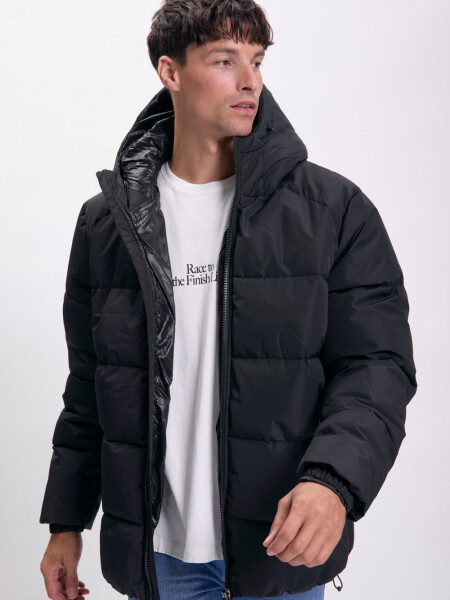 Campera capitoneda Negro