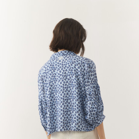 CAMISA AROCENA Azul Melange