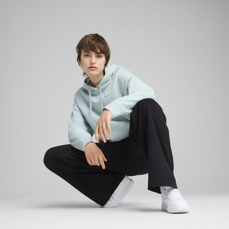 Canguro Puma ESS ELEVATED Hoodie de Mujer - 685018 67 Verde
