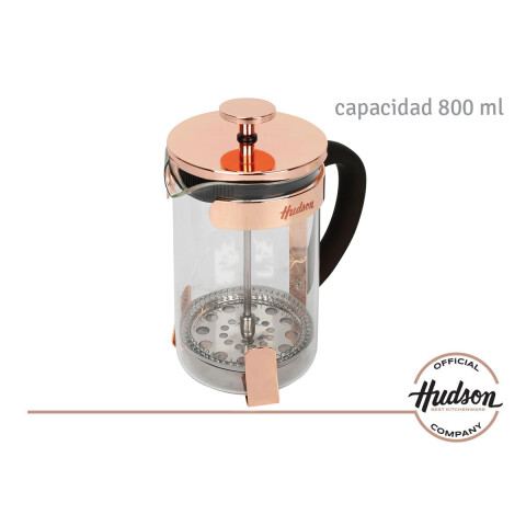 Cafetera Vidrio Acero Inoxidable Prensa Francesa 800ml Cobre Cafetera Vidrio Acero Inoxidable Prensa Francesa 800ml Cobre