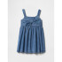 SL DENIM BOW DRESS MEDIUM WASH