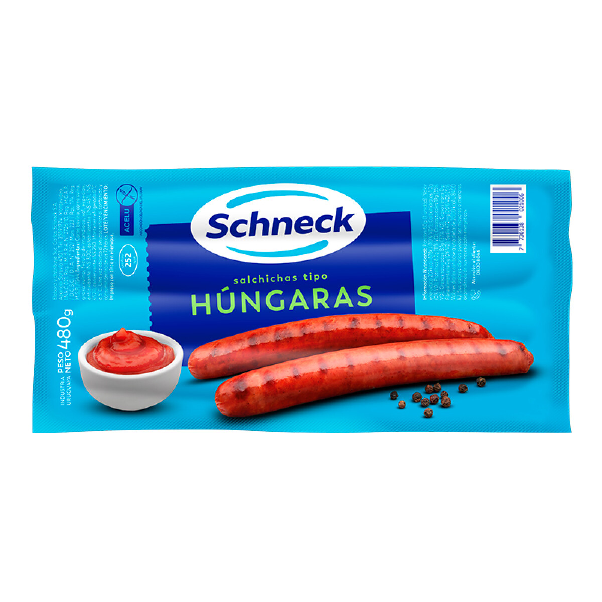 Húngaras Schneck x 8 unidades 