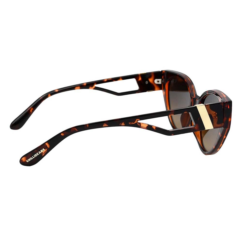 Lentes De Sol De Policarbonato Cat Trend Gradiente Verde/Tortuga