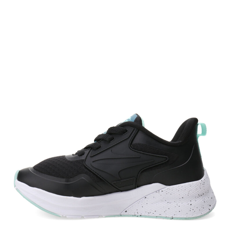 Championes Infantiles Topper Negro - Verde Agua
