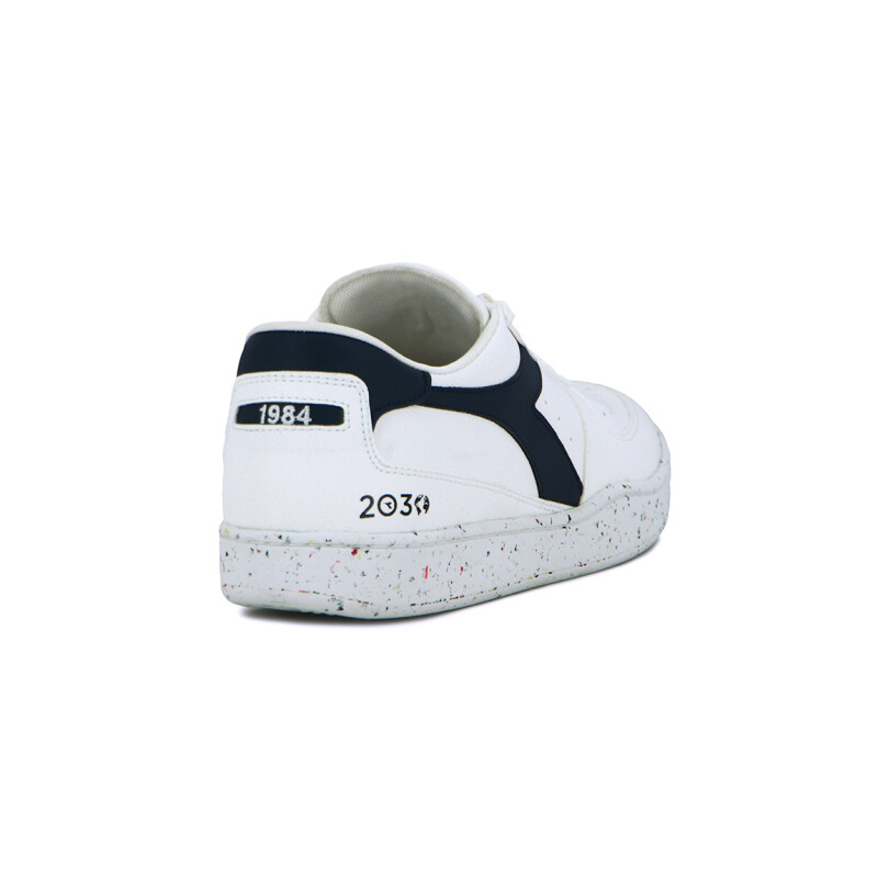 Diadora Heritage Calzado Deportivo MI Basket Low 2030 Blanco-Azul