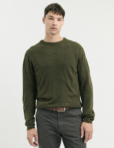 470413 SWEATER HARRINGTON URBAN Verde Claro Melange