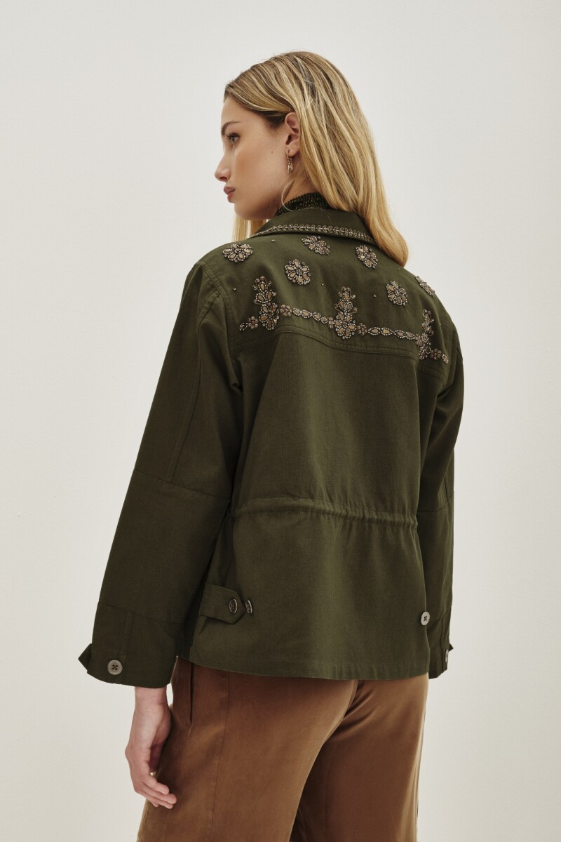 Campera Stone Iris Verde