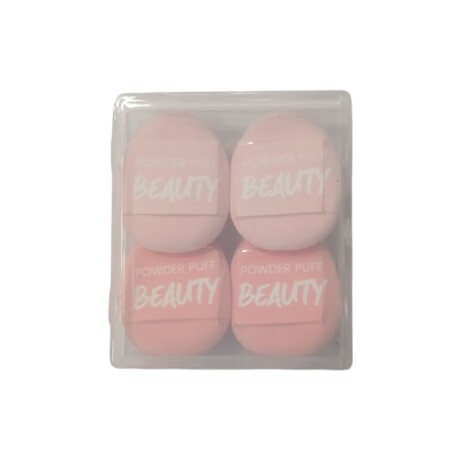 Esponja maquillaje 4pcs rosa