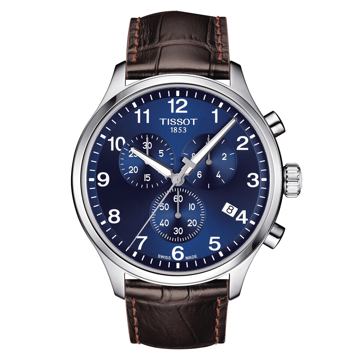 Reloj Tissot XL Classic Chrono con esfera azul 