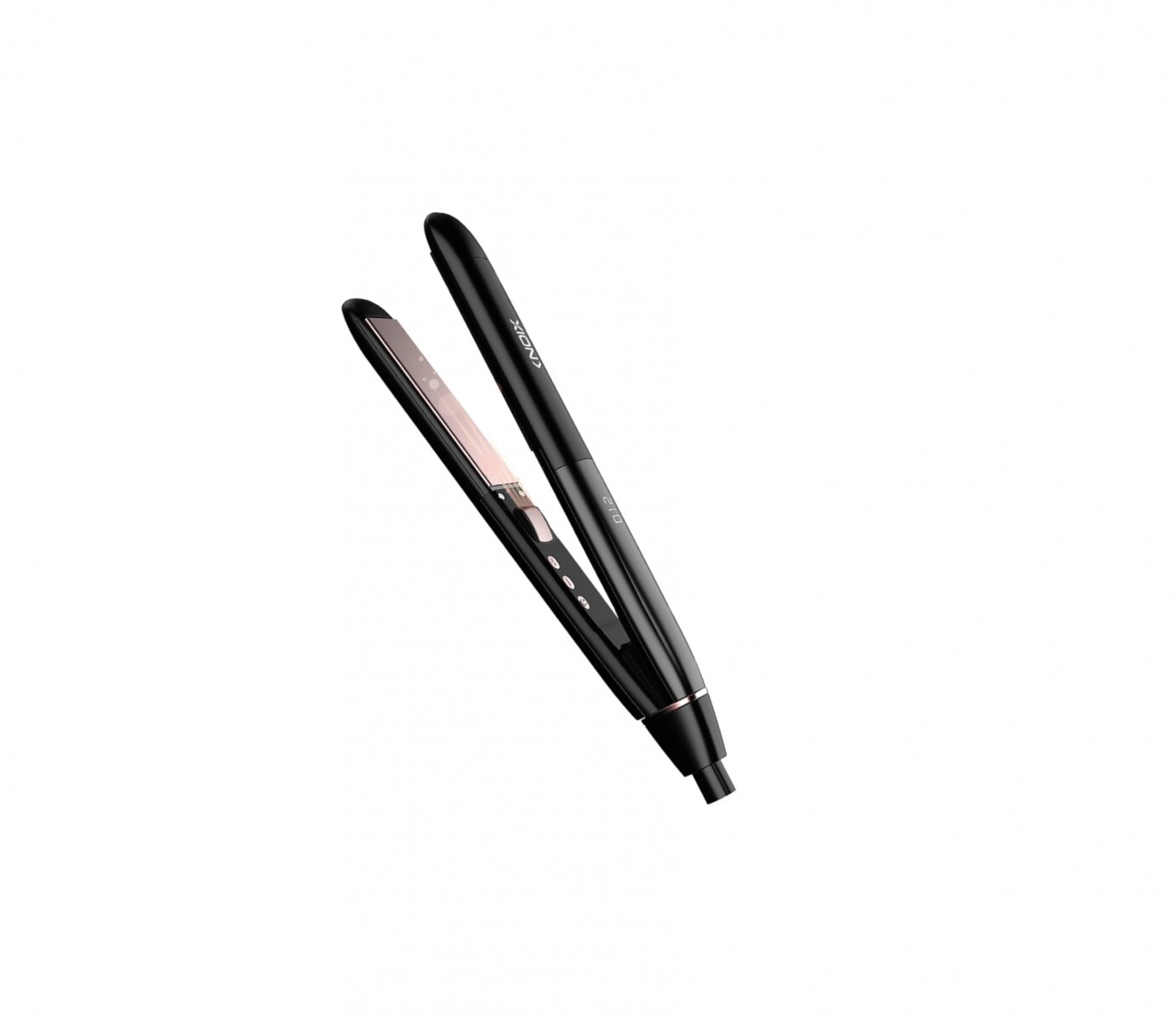 Plancha De Pelo Xion Profesional Titanium Negra 