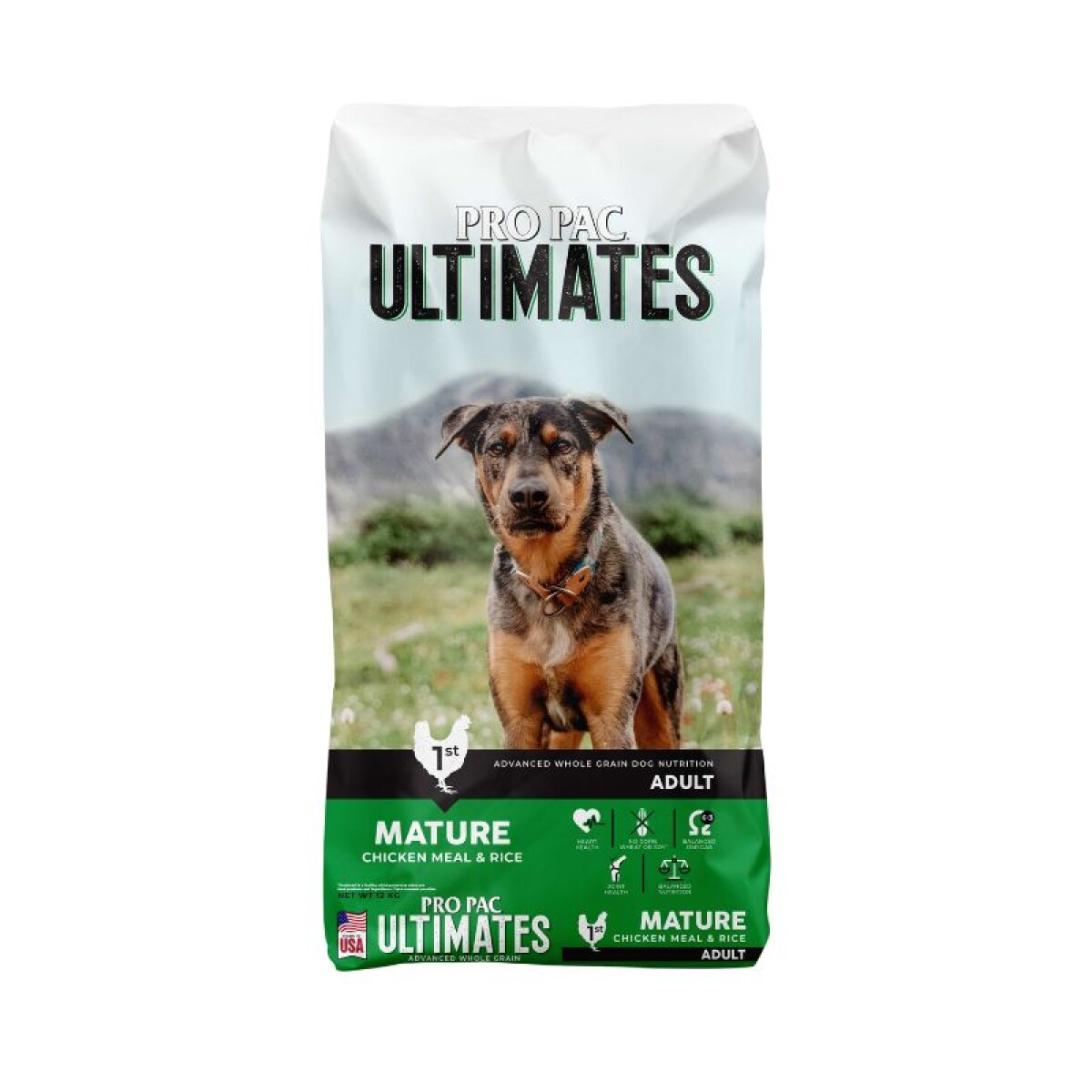 PROPAC ULTIMATES DOG ADULT MATURE CHICKEN & BROWN RICE 12 KG - Propac Ultimates Dog Adult Mature Chicken & Brown Rice 12 Kg 