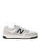 Championes Unisex New Balance 480 Court Gris - Blanco