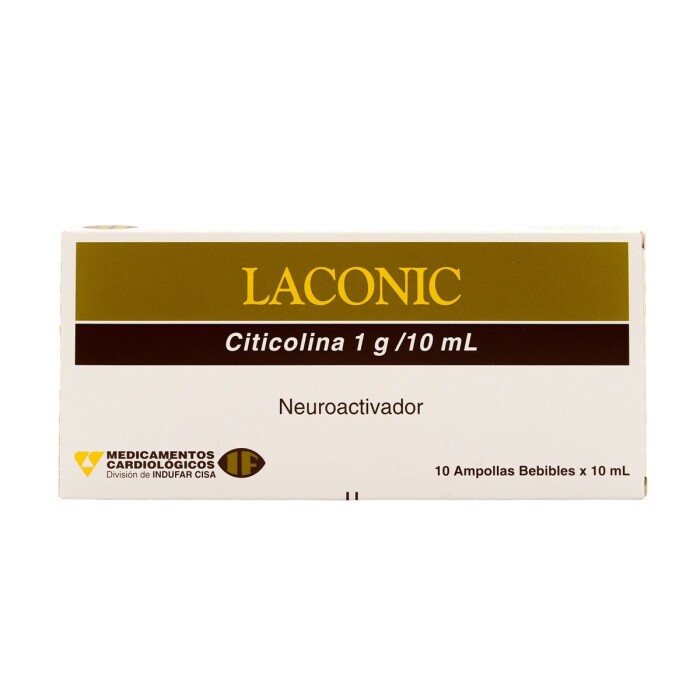 LACONIC 1000 MG. CJ X 10 AMP.BEBIBLES única