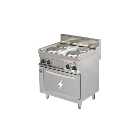 Cocina Eléctrica de 4 Discos con Horno Eléctrico Cocina Eléctrica de 4 Discos con Horno Eléctrico