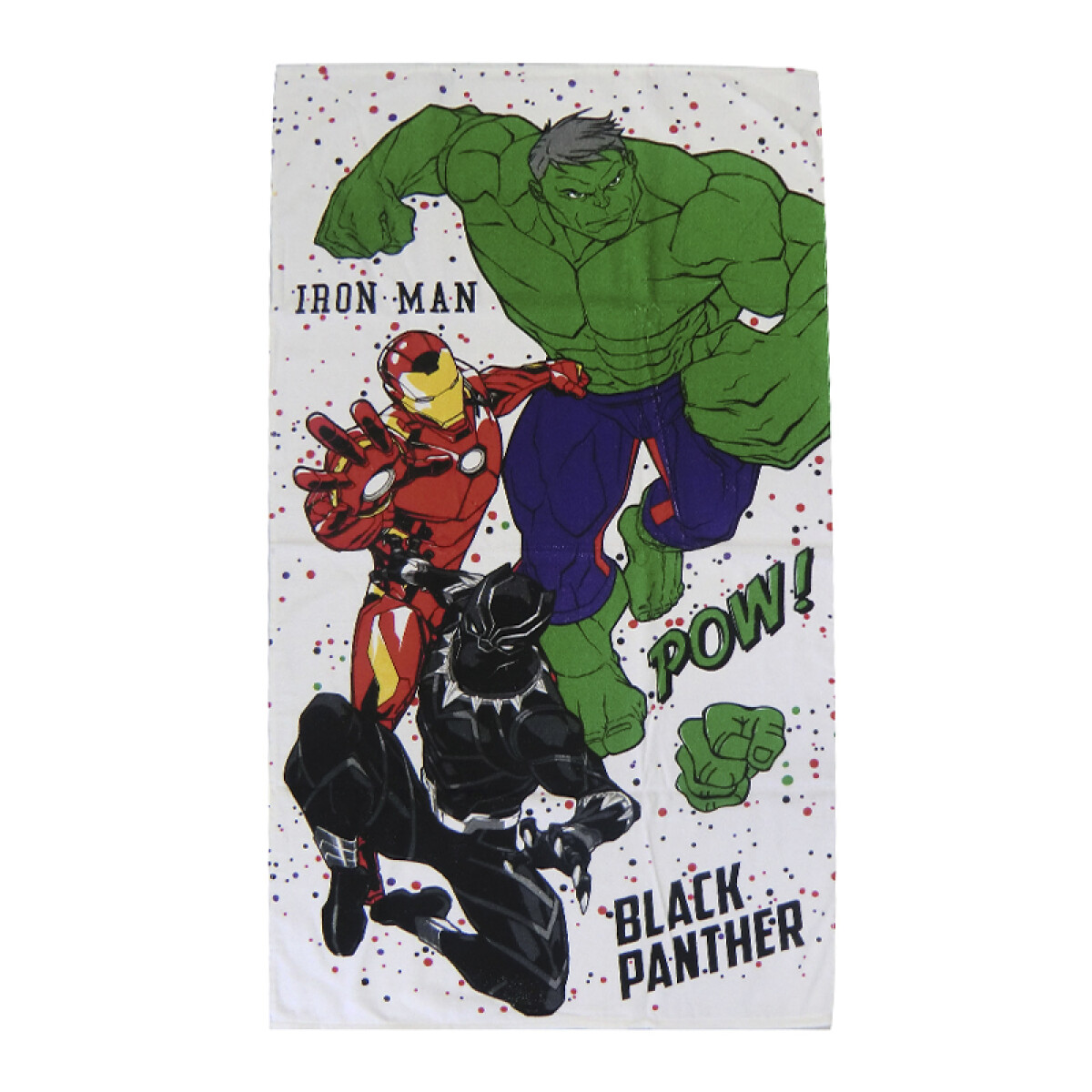 Toalla Playera Spiderman y Avengers Felpa 70 x 130 cm - Avengers 4008 
