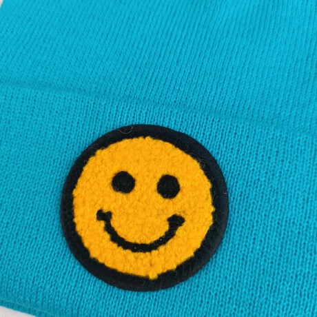 Gorro de lana smile Turquesa