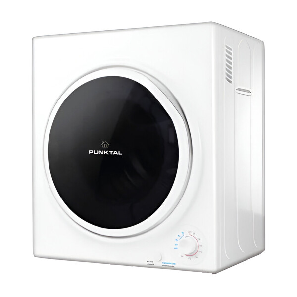 Secarropa Frontal Punktal 5kg Potencia 1300w + Soporte Pared Color Blanco