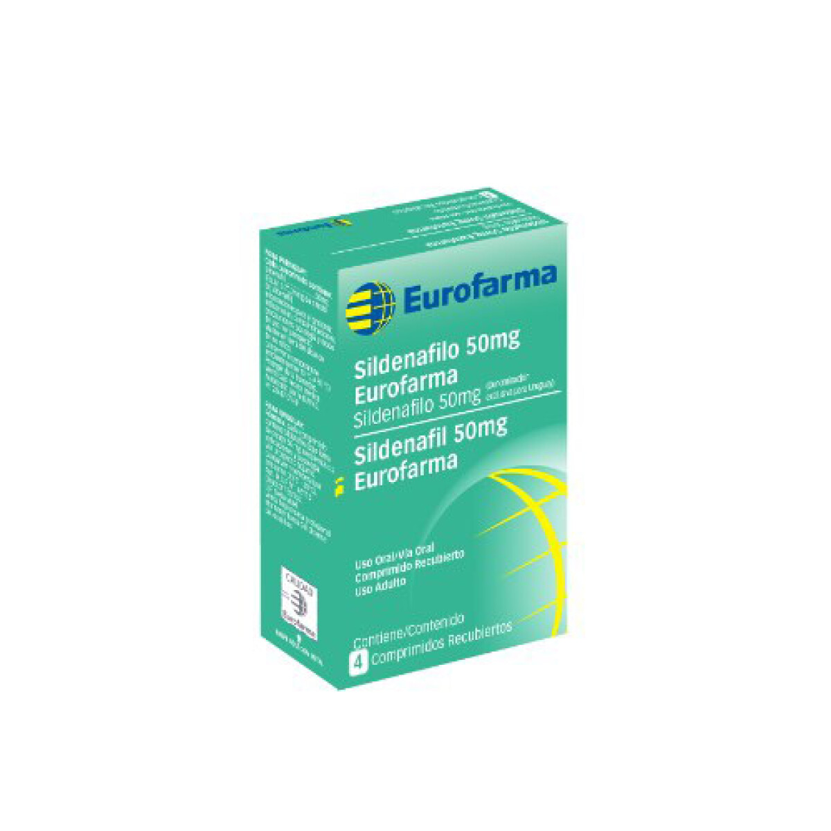 Sildenafil Eurofarma 50mg x 4 COM 