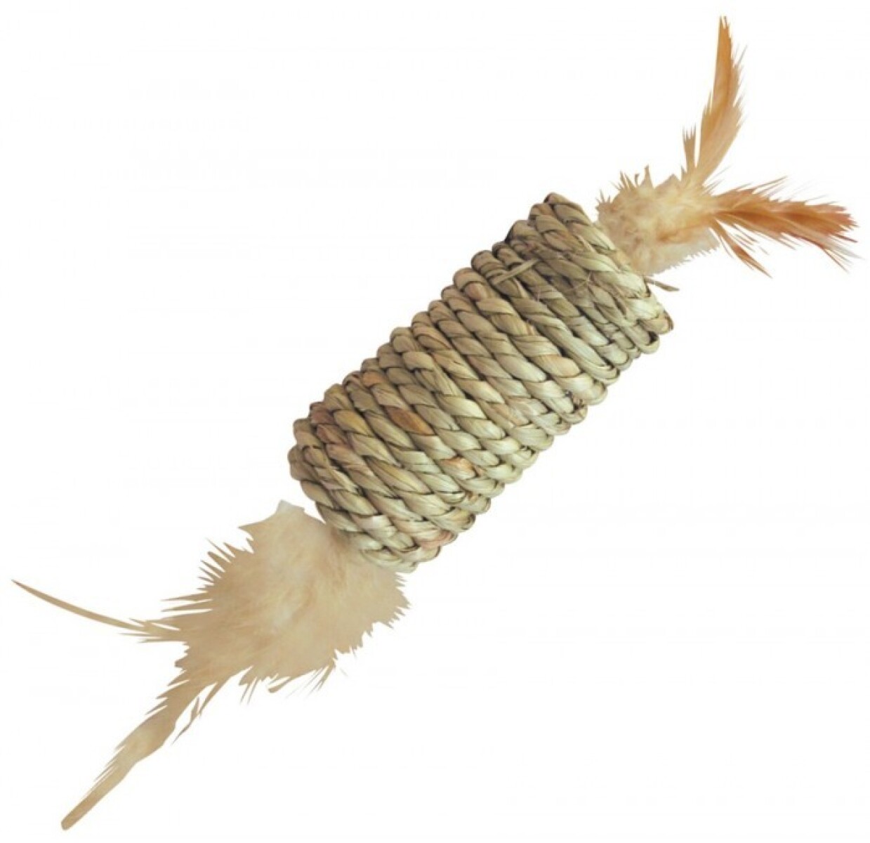 JUGUETE RODILLO SEAGRASS Y PLUMAS GLORIA GATOS 