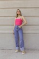 JEAN WIDE MORANGO Azul