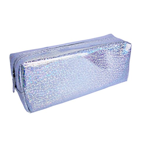 Cartuchera Rectangular Con Glitter 19x8x6cm Unica