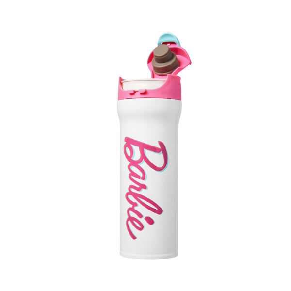 Vaso acero Barbie 420ml blanco