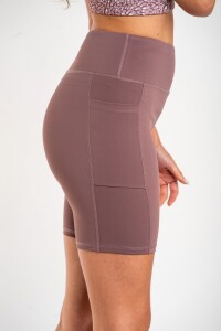 Biker Deportiva Tiro Alto Malva