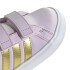 Championes de Niños Adidas Grand Court Elsa Preescolar Lila - Dorado
