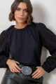 Remera cami Negro