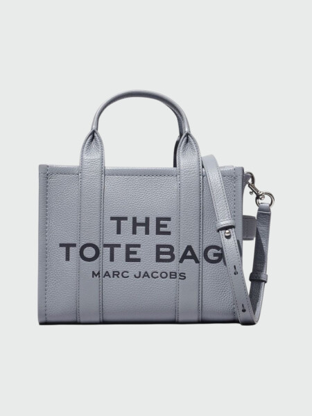 MARC JACOBS - THE LEATHER SMALL TOTE BAG Gris