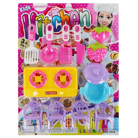 Juego de cocina infantil 13 piezas Juego de cocina infantil 13 piezas