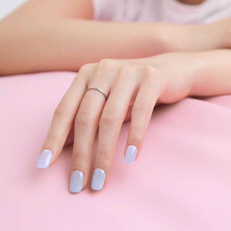Uñas En Gel Listas (Press On) Airy Blue