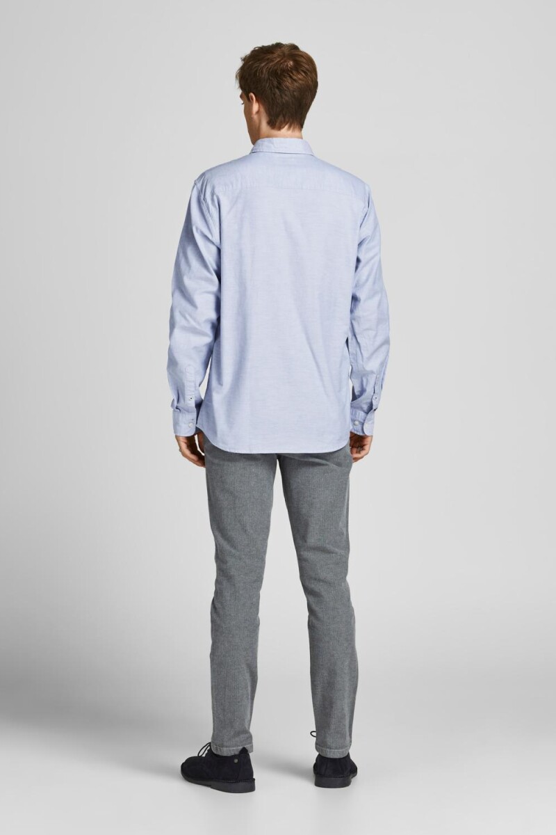 Camisa Oxford Clásica Slim Fit Cashmere Blue