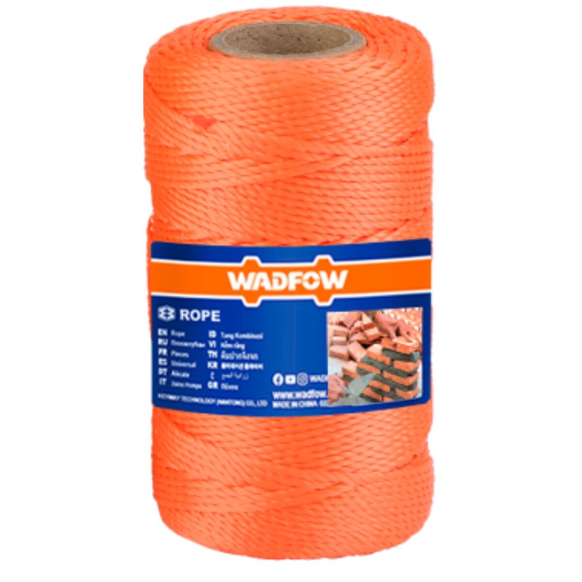 ROLLO REPUESTO TANZA HILO NARANJA 155 MM X 100 MT WADFOW WRZ3308 