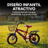Bicicleta Infantil XMZ Rodado12 Canasto Parrilla Guardabarro Rojo 1