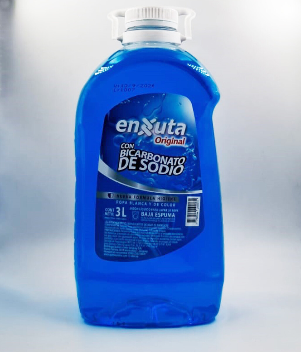 Enxuta Jabón líquido para lavarropas 3 L - Con Bicarbonato 