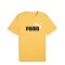 Remera de Hombre Puma Logo Tee Amarillo