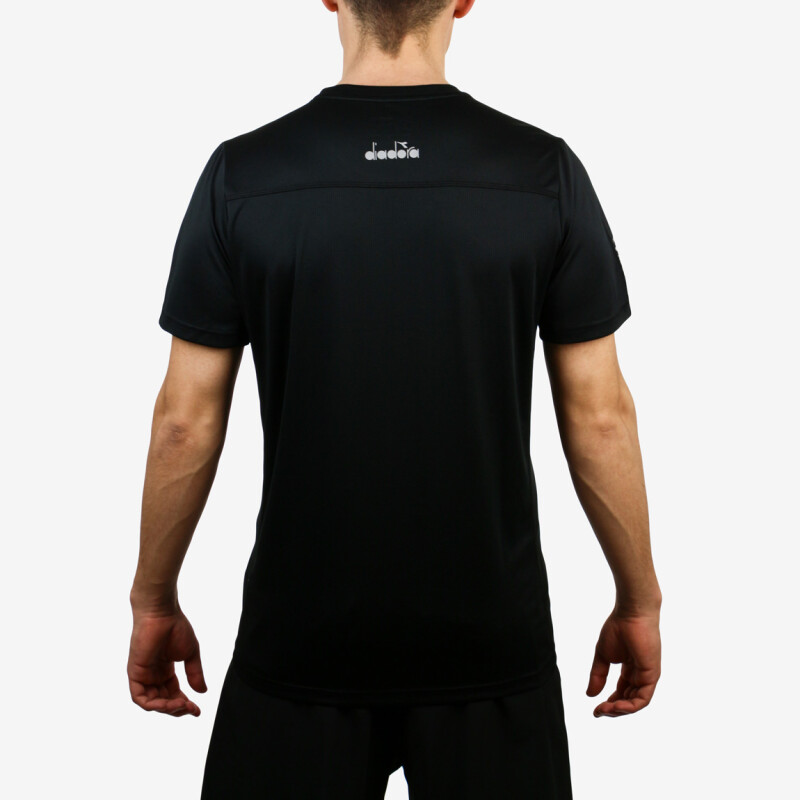 Diadora Hombre Sport T-shirt -black Negro