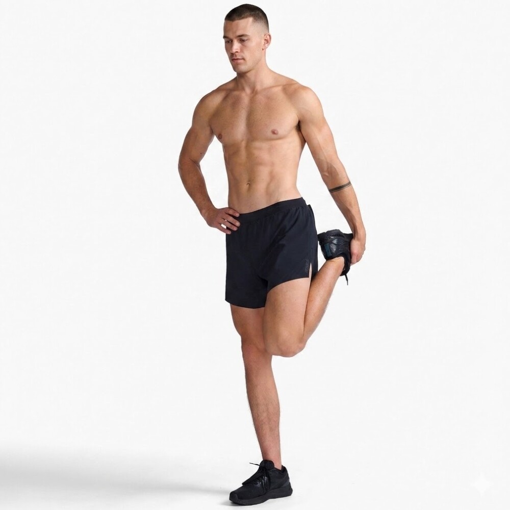 Short Running Light Speed Stash 5 Inch Short Hombre Black/black Reflective
