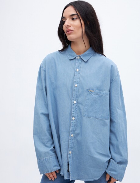 Camisa Meg Light Blue
