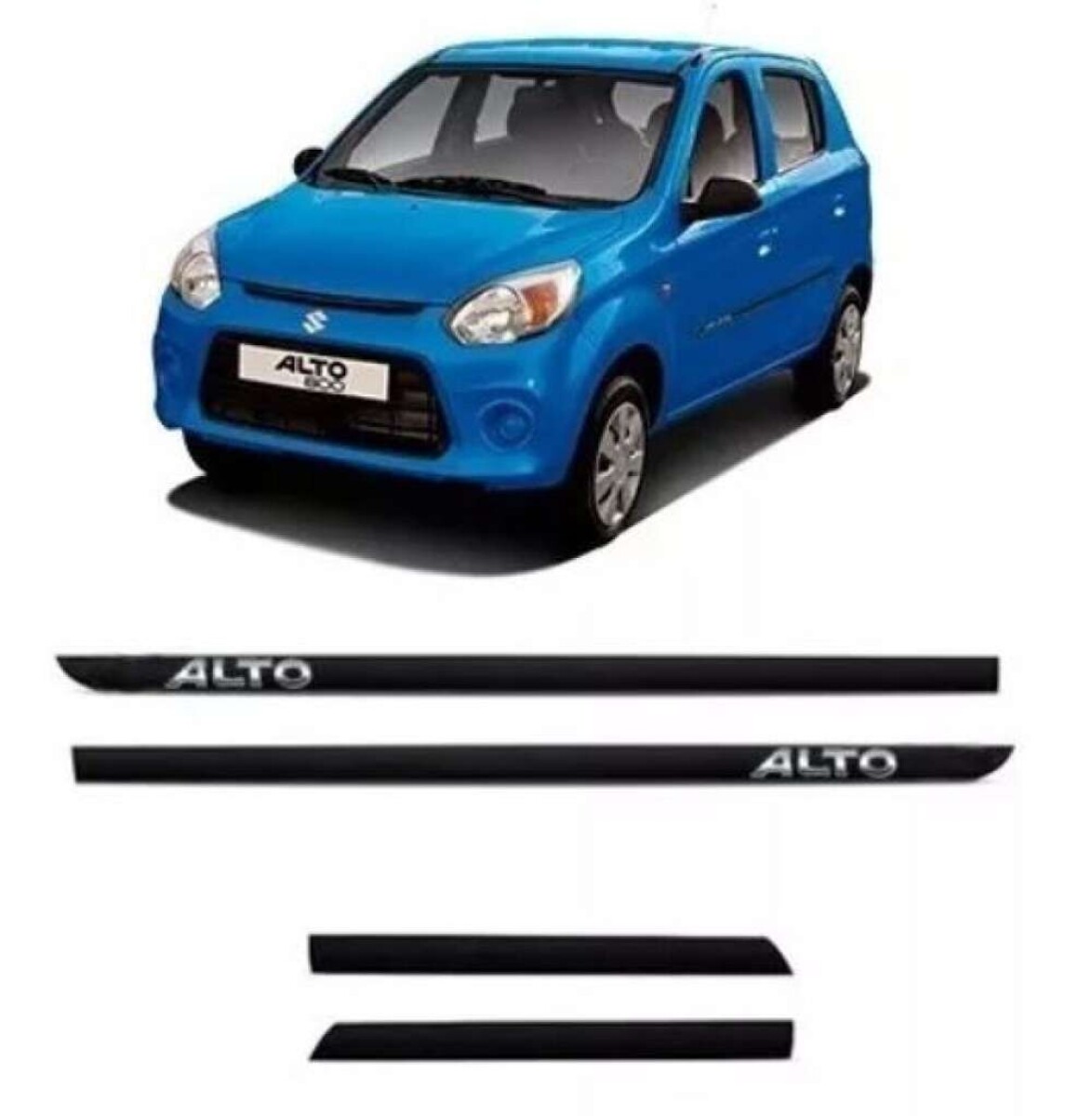 Baguetas Auto Específicas Suzuki Alto - Negro 