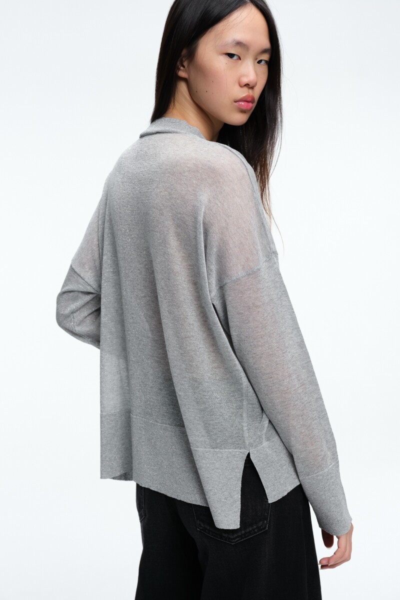 SWEATER BASE Plata