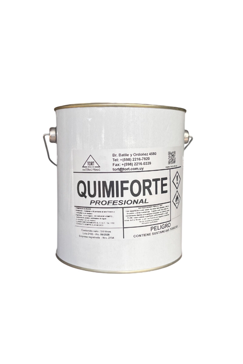 ADHESIVOS - CEMENTO DE CONTACTO QUIMICOLLA EXTRA FORTE LATA 3,60 LTS 