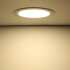 Plafon Panel Embutir 18W Luz Blanca Calida Redondo Techo Variante Color Blanco
