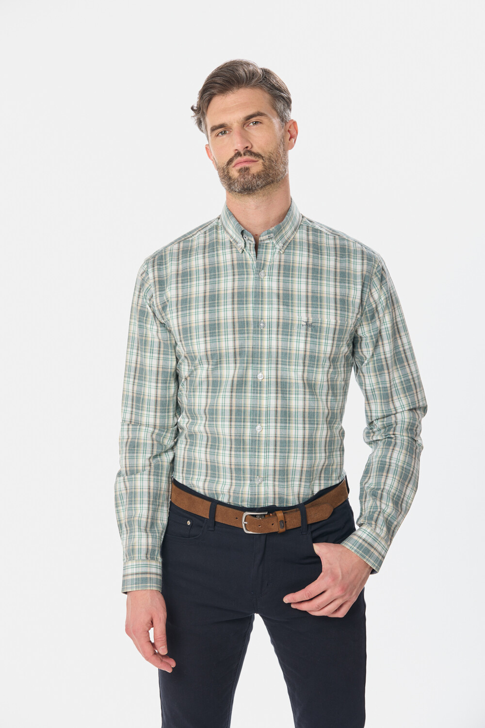 CAMISA CUADROS Verde