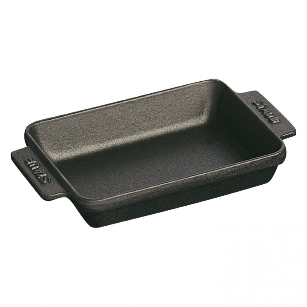 STAUB FUENTE HORNO NEGRA RECT. 15 X 10 CM STAUB FUENTE HORNO NEGRA RECT. 15 X 10 CM