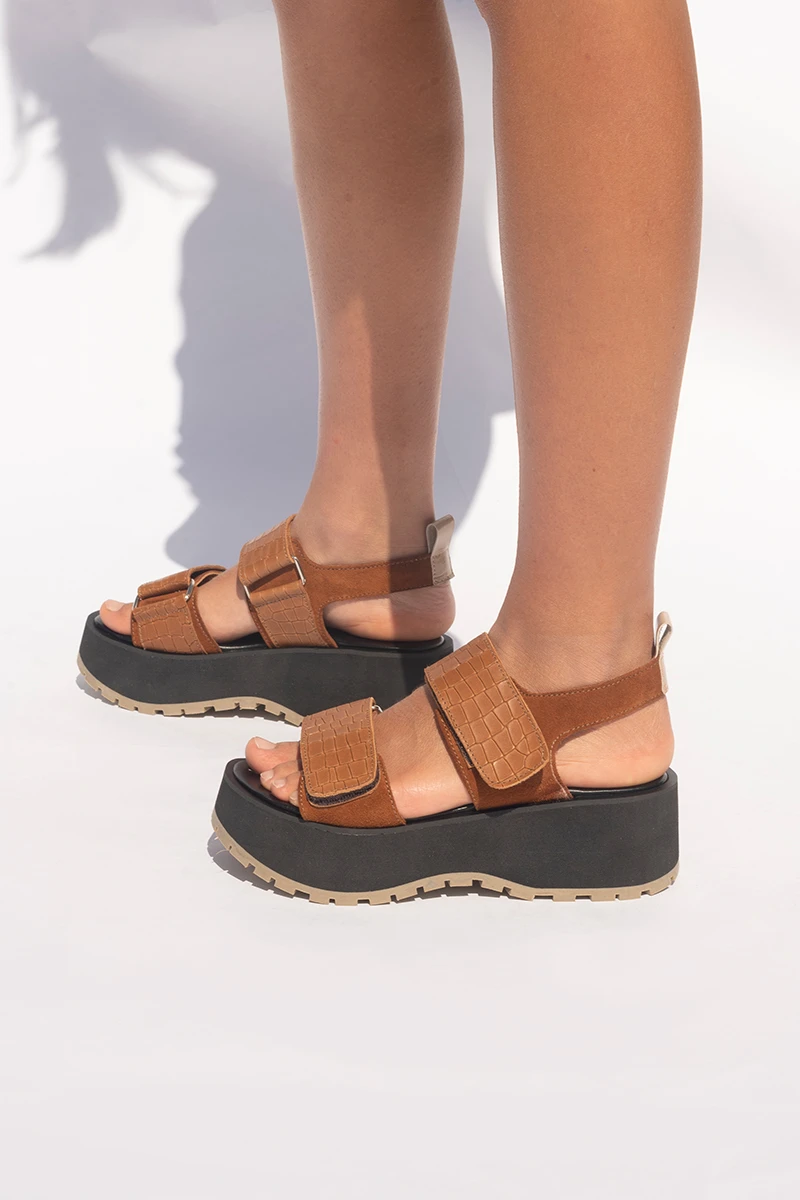 Sandalia Roller Coaster - Camel 