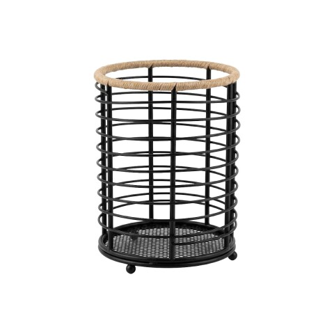 ORG METAL NEGRO 11.5X14.5CM Unica