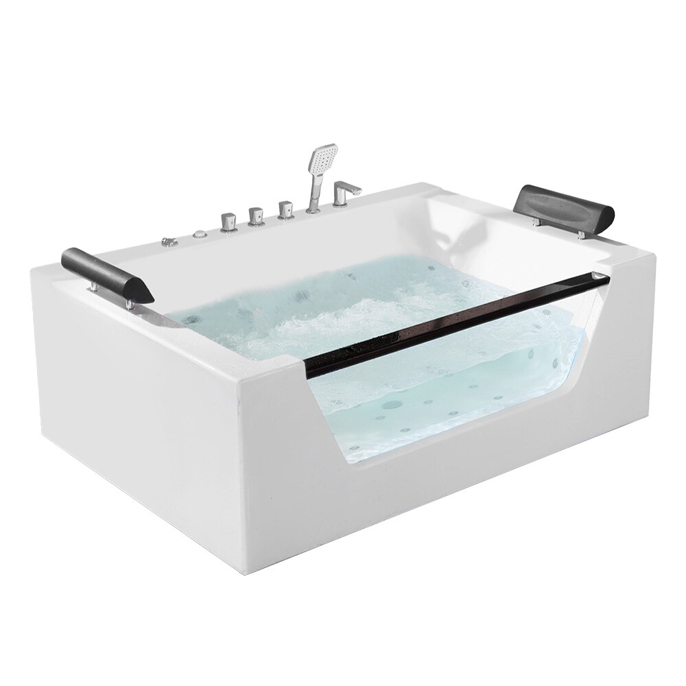 BAÑERA HIDROMASAJE BLANCA PARA DOS PERSONAS Bañera Hidromasaje Blanca Para Dos Personas